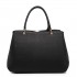 LT1701 - Miss Lulu Colour Block Panel Shoulder Bag Grey