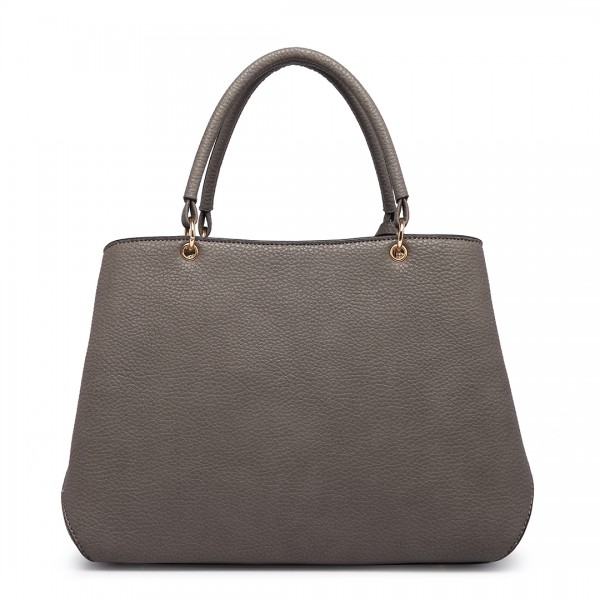 LT1701 - Miss Lulu Colour Block Panel Shoulder Bag Pink