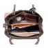 LT1701 - Miss Lulu Colour Block Panel Shoulder Bag Pink
