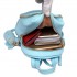 LT1705 - Miss Lulu PU Leather Look Small Fashion Backpack - Blue