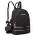 LT1705 - Miss Lulu PU Leather Look Small Fashion Backpack - Black LT1705 - Miss Lulu PU Leather Look Small Fashion Backpack - Black