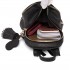 LT1705 - Miss Lulu PU Leather Look Small Fashion Backpack - Black LT1705 - Miss Lulu PU Leather Look Small Fashion Backpack - Black