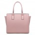 LT1736 - Miss Lulu Structured Work Shoulder Bag Nude