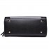 LT1747 BK - Miss Lulu Front Pocket Tote Handbags with Purse Black