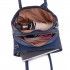 LT1748 BE - Miss Lulu Multi-Compartment Large Handbags Blue