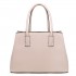 LT1748 BG - Miss Lulu Leder Look Umhängetasche Beige