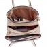 LT1748 BG - Miss Lulu Leder Look Umhängetasche Beige