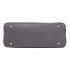 LT1748 GY - Miss Lulu Multi-Compartment Large Handbags Grey