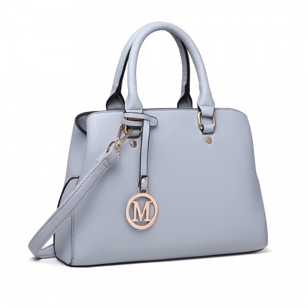 LT1752 - Miss Lulu Medium Tote Handbags Blue