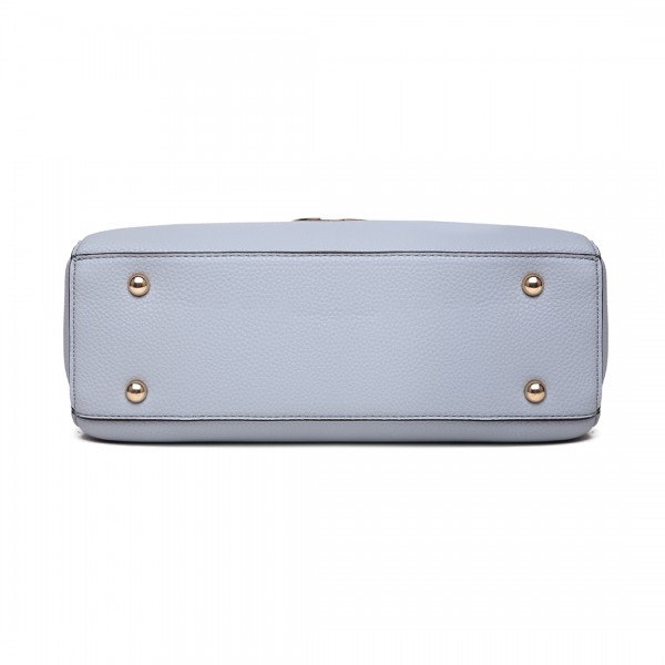 LT1752 - Miss Lulu Medium Tote Handbags Blue