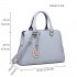 LT1752 - Miss Lulu Medium Tote Handbags Blue