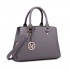 LT1752 - Miss Lulu Medium Tote Handbags Grey