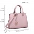 LT1752 - Miss Lulu Medium Tote Handbags Pink