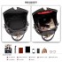 LT1810 BK Miss Lulu PU Leather Round Zip Cross Body Printed Bag Black LT1810 BK Miss Lulu PU Leather Round Zip Cross Body Printed Bag Black