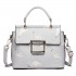LT1814 GY -Miss Lulu Flamingo Printed Crossbody Handbag Grey LT1814 GY -Miss Lulu Flamingo Printed Crossbody Handbag Grey
