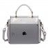 LT1814 GY -Miss Lulu Flamingo Printed Crossbody Handbag Grey LT1814 GY -Miss Lulu Flamingo Printed Crossbody Handbag Grey
