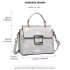 LT1814 GY -Miss Lulu Flamingo Printed Crossbody Handbag Grey LT1814 GY -Miss Lulu Flamingo Printed Crossbody Handbag Grey