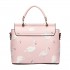 LT1814 PK - Miss Lulu Flamingo Printed Crossbody Handbag Pink LT1814 PK - Miss Lulu Flamingo Printed Crossbody Handbag Pink