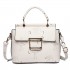 LT1814 WE -Miss Lulu Flamingo Printed Crossbody Handbag White LT1814 WE -Miss Lulu Flamingo Printed Crossbody Handbag White