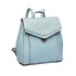 LT1820-MISS LULU PU LEATHER STUDDED FASHION BACKPACK BLUE LT1820-MISS LULU PU LEATHER STUDDED FASHION BACKPACK BLUE
