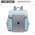 LT1820-MISS LULU PU LEATHER STUDDED FASHION BACKPACK BLUE LT1820-MISS LULU PU LEATHER STUDDED FASHION BACKPACK BLUE
