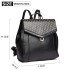LT1820-MISS LULU PU LEATHER STUDDED FASHION BACKPACK BLACK LT1820-MISS LULU PU LEATHER STUDDED FASHION BACKPACK BLACK