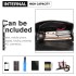 LT1820-MISS LULU PU LEATHER STUDDED FASHION BACKPACK BLACK LT1820-MISS LULU PU LEATHER STUDDED FASHION BACKPACK BLACK