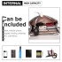 LT1820-MISS LULU PU LEATHER STUDDED FASHION BACKPACK GREY LT1820-MISS LULU PU LEATHER STUDDED FASHION BACKPACK GREY