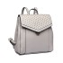 LT1820-MISS LULU PU LEATHER STUDDED FASHION BACKPACK GREY LT1820-MISS LULU PU LEATHER STUDDED FASHION BACKPACK GREY