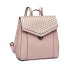 LT1820 - MISS LULU LEATHER LOOK STUDDED FASHION BACKPACK - NUDE LT1820 - MISS LULU LEATHER LOOK STUDDED FASHION BACKPACK - NUDE