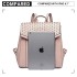 LT1820 - MISS LULU LEATHER LOOK STUDDED FASHION BACKPACK - NUDE LT1820 - MISS LULU LEATHER LOOK STUDDED FASHION BACKPACK - NUDE
