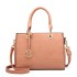 LT1865 - Miss Lulu Quilted Stitched Detail Handbag - Pink
