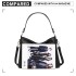LT1941-MISS LULU CLASSIC STYLE SLOUCH SHOULDER BAG BLACK LT1941-MISS LULU CLASSIC STYLE SLOUCH SHOULDER BAG BLACK