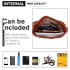 LT1941-MISS LULU CLASSIC STYLE SLOUCH SHOULDER BAG BROWN LT1941-MISS LULU CLASSIC STYLE SLOUCH SHOULDER BAG BROWN