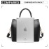LT1959 - Miss Lulu Silk Scarf Shoulder Bag - Black