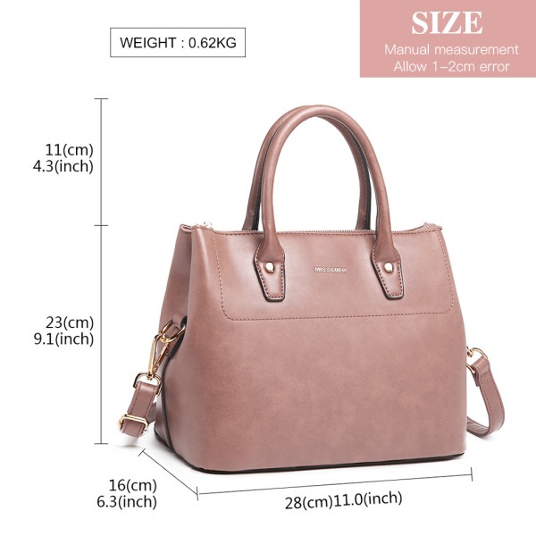 LT1959 - Miss Lulu Silk Scarf Shoulder Bag - Pink LT1959 - Miss Lulu Silk Scarf Shoulder Bag - Pink