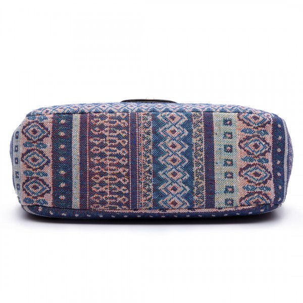 LT6610 - Miss Lulu Canvas Boho Print Shoulder Cross Body Bag