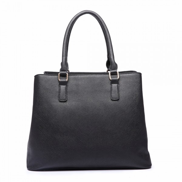 LT6611-MISS LULU PU-Leder MultifunktionsTaschentaschenhandtasche schwarz LT6611-MISS LULU PU-Leder MultifunktionsTaschentaschenhandtasche schwarz