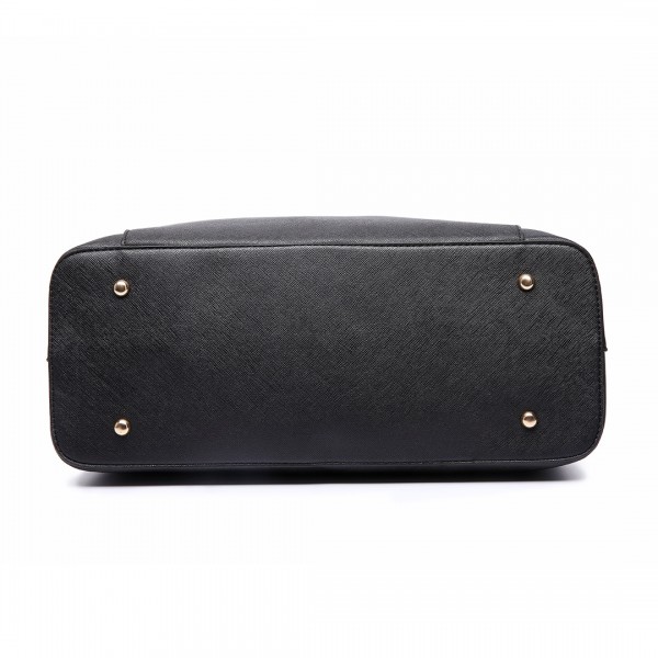 LT6611-MISS LULU PU-Leder MultifunktionsTaschentaschenhandtasche schwarz LT6611-MISS LULU PU-Leder MultifunktionsTaschentaschenhandtasche schwarz