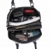 LT6611-MISS LULU PU-Leder MultifunktionsTaschentaschenhandtasche schwarz LT6611-MISS LULU PU-Leder MultifunktionsTaschentaschenhandtasche schwarz