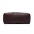 LT6616- Miss Lulu Frosted Leather Look Tassel Slouch Hobo Bag Coffee
