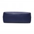 LT6616- Miss Lulu Frosted Leather Look Tassel Slouch Hobo Bag Navy
