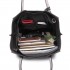LT6625 - Miss Lulu Ladies Large Tote Bag Faux Leather Black