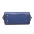 LT6625 - Miss Lulu Ladies Large Tote Bag Faux Leather Navy