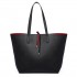 LT6628-Frauen-doppelte Seiten PU-lederne Handtaschen-Tasche enthalten ein Schulter-Kreuz-Körper-Beutelschwarzes LT6628-Frauen-doppelte Seiten PU-lederne Handtaschen-Tasche enthalten ein Schulter-Kreuz-Körper-Beutelschwarzes
