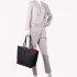 LT6628-Frauen-doppelte Seiten PU-lederne Handtaschen-Tasche enthalten ein Schulter-Kreuz-Körper-Beutelschwarzes LT6628-Frauen-doppelte Seiten PU-lederne Handtaschen-Tasche enthalten ein Schulter-Kreuz-Körper-Beutelschwarzes