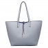 LT6628-femmes double côtés en cuir PU sac fourre-tout contenir un sac épaule corps croix gris...