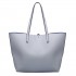 LT6628-femmes double côtés en cuir PU sac fourre-tout contenir un sac épaule corps croix gris...