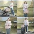 BCM2517 - Miss Lulu Stylish and Spacious Maternity Diaper Bag with Insulated Baby Bottle Pockets,Wet-Dry Separation,Stroller Strap - Pink