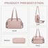 BCM2517 - Miss Lulu Stylish and Spacious Maternity Diaper Bag with Insulated Baby Bottle Pockets,Wet-Dry Separation,Stroller Strap - Pink BCM2517 - Miss Lulu Stylish and Spacious Maternity Diaper Bag with Insulated Baby Bottle Pockets,Wet-Dry Separation,Stroller Strap - Pink